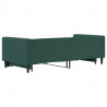 Sofa rozsuwana, ciemnozielona, 90x200 cm, aksamit