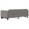 Sofa rozsuwana, kolor taupe, 90x200 cm, tkanina