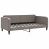 Sofa rozsuwana, kolor taupe, 90x200 cm, tkanina