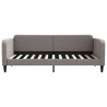 Sofa rozsuwana, kolor taupe, 90x200 cm, tkanina