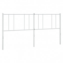Metalowe wezgłowie, białe, 200 cm