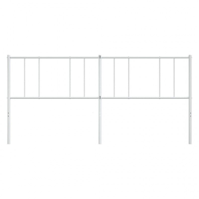 Metalowe wezgłowie, białe, 200 cm