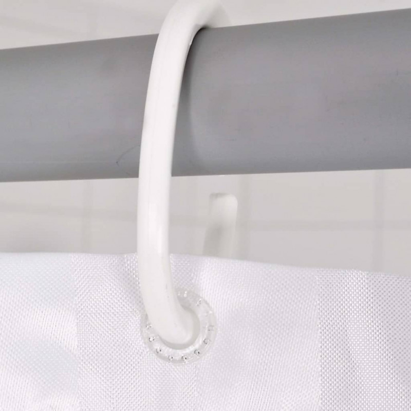 RIDDER Zasłona prysznicowa Textile, z nadrukiem trawy