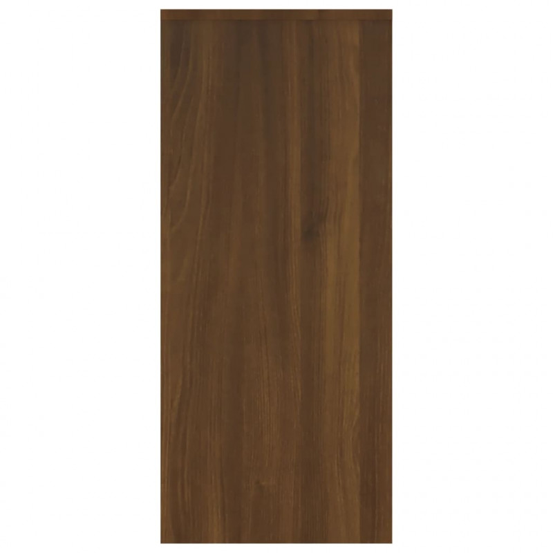 Komoda, brązowy dąb, 102x33x75 cm, materiał drewnopochodny