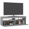 Szafki TV z LED, 2 szt., szary dąb sonoma, 60x35x40 cm
