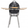 Ceramiczny grill Kamado z wędzarnią, 81 cm