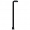 Lampa ogrodowa LED, 9 W, czarna, owalna