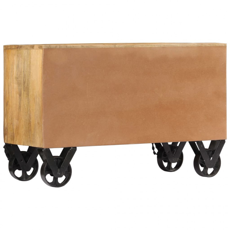 Szafka na buty, 86x35x55 cm, lite drewno mango