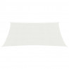 Żagiel przeciwsłoneczny, 160 g/m², biały, 4x5 m, HDPE