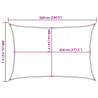 Żagiel przeciwsłoneczny, 160 g/m², biały, 4x5 m, HDPE