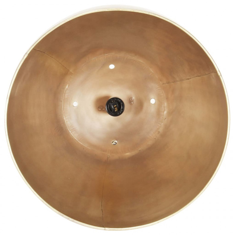 Industrialna lampa wisząca, 25 W, mosiężna, okrągła, 32 cm, E27