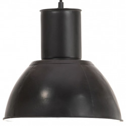 Lampa wisząca, 25 W, czarna, okrągła, 28,5 cm, E27