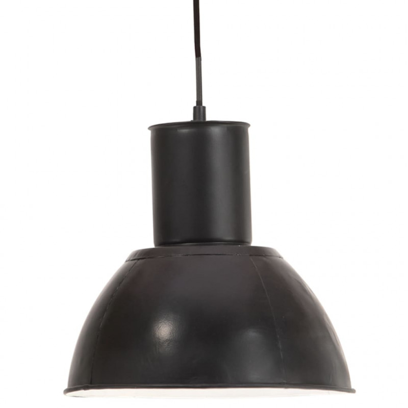 Lampa wisząca, 25 W, czarna, okrągła, 28,5 cm, E27