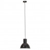 Lampa wisząca, 25 W, czarna, okrągła, 28,5 cm, E27