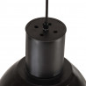 Lampa wisząca, 25 W, czarna, okrągła, 28,5 cm, E27