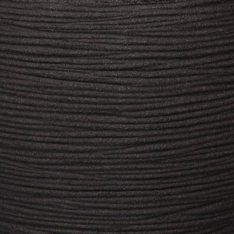 Capi Donica Nature Rib, elegancka, niska, 36 x 47 cm, czarna, KBLR782