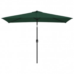 Prostokątny parasol ogrodowy, zielony, 200x300 cm