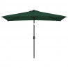 Prostokątny parasol ogrodowy, zielony, 200x300 cm