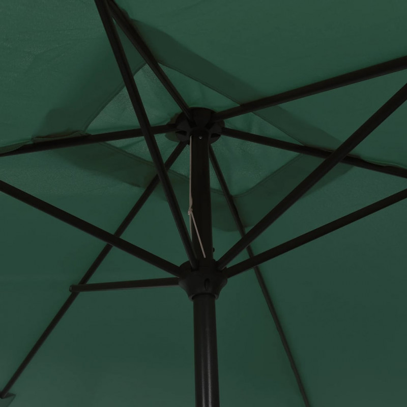 Prostokątny parasol ogrodowy, zielony, 200x300 cm