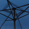 Parasol ogrodowy na metalowym słupku, 300x200 cm, lazurowy