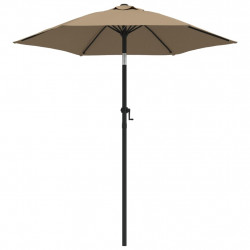 Parasol, taupe, 200 x 224 cm, aluminium