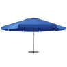 Parasol ogrodowy na aluminiowym słupku, 600 cm, niebieski
