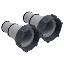 Adaptery do węża basenowego, 2 szt., plastik