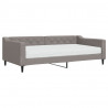Sofa z materacem do spania, kolor taupe, 100x200 cm, tkanina