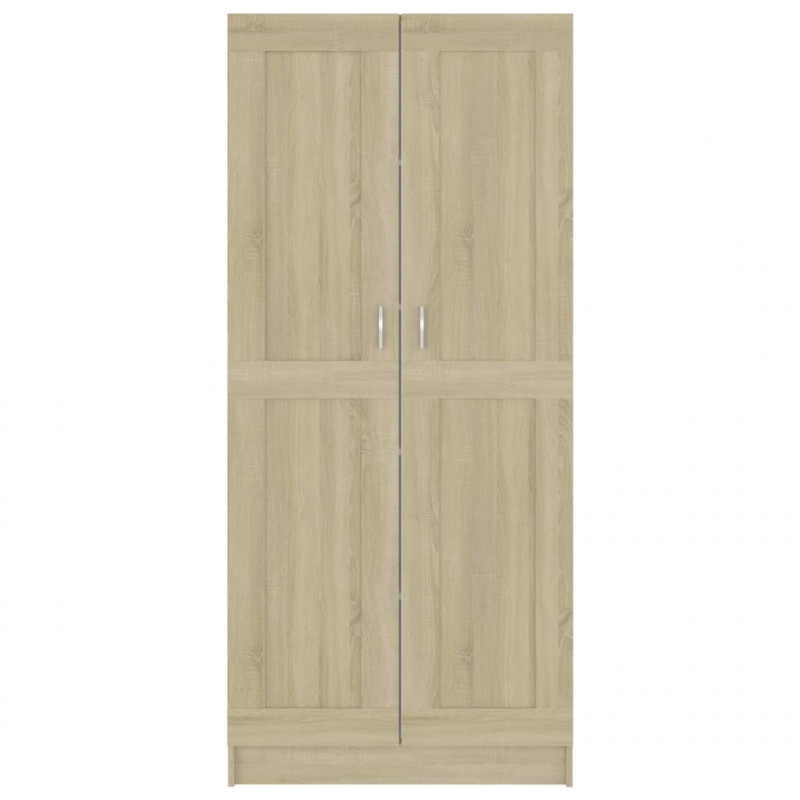 Szafka, dąb sonoma, 82,5x30,5x185,5 cm, materiał drewnopochodny