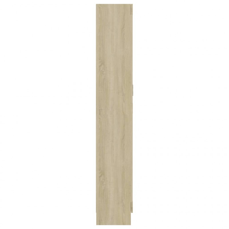 Szafka, dąb sonoma, 82,5x30,5x185,5 cm, materiał drewnopochodny
