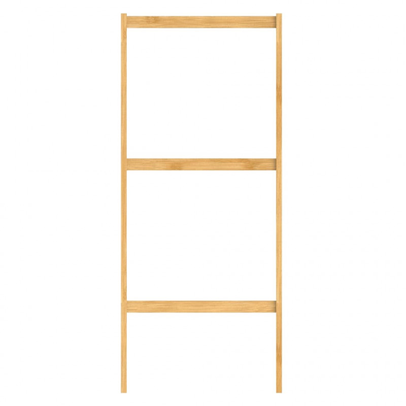 EISL Regał łazienkowy z 3 przegródkami, bambus, 34x33x80 cm