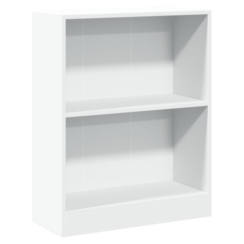 Szafka na książki, biała 60x24x76 cm, materiał drewnopochodny