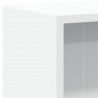 Szafka na książki, biała 60x24x76 cm, materiał drewnopochodny