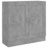 Szafka, szarość betonu 82,5x30,5x80 cm, materiał drewnopochodny