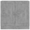 Szafka, szarość betonu 82,5x30,5x80 cm, materiał drewnopochodny