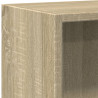 Regał na książki, dąb sonoma, 40 x 24 x 75 cm