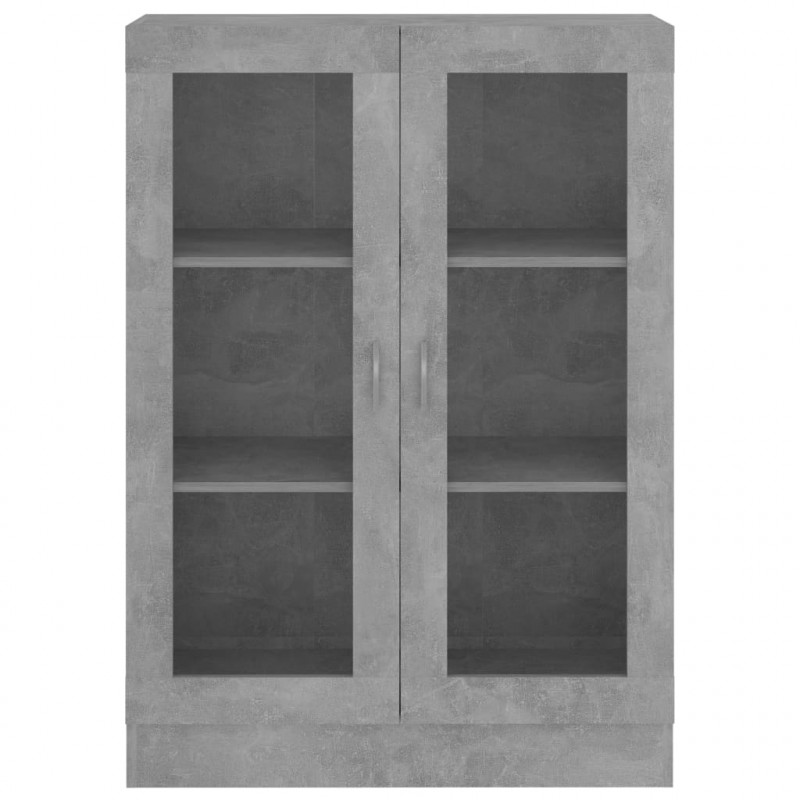 Witryna, szarość betonu, 82,5x30,5x115 cm