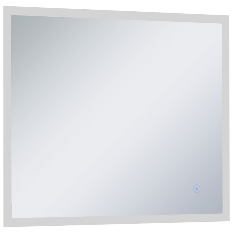 Lustro łazienkowe z LED i czujnikiem dotykowym, 60x50 cm