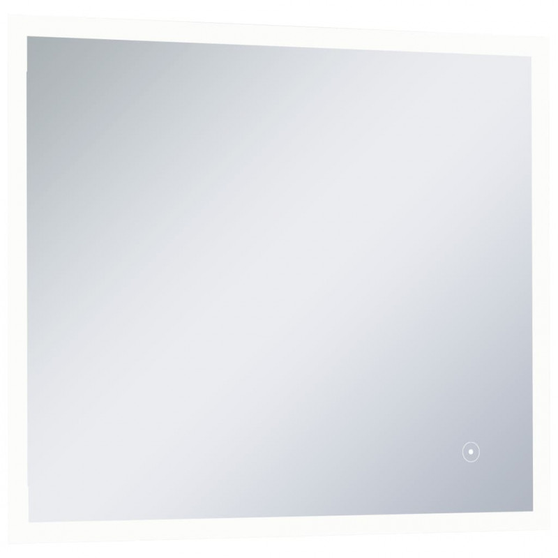 Lustro łazienkowe z LED i czujnikiem dotykowym, 60x50 cm