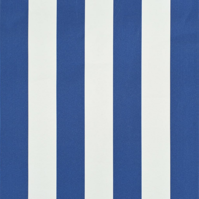 Markiza zwijana, 100 x 150 cm, biało-niebieska