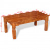 Stolik kawowy, lite drewno, 110x60x45 cm