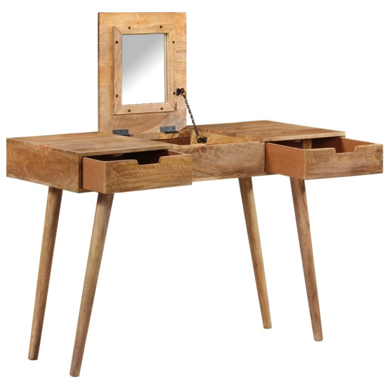 Toaletka, 112 x 45 x 76 cm, lite drewno mango