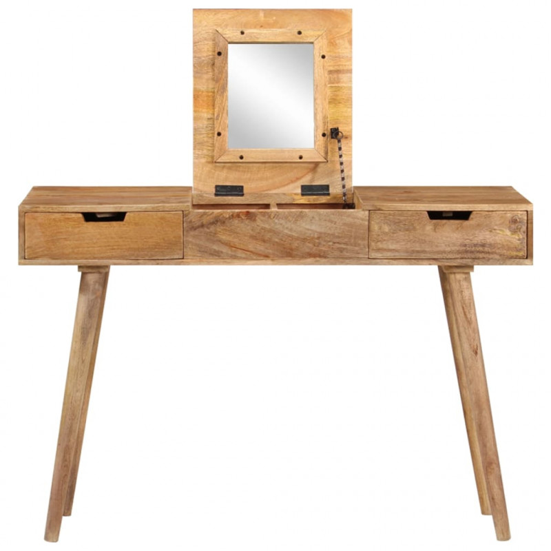 Toaletka, 112 x 45 x 76 cm, lite drewno mango