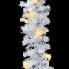 Świąteczna girlanda z lampkami LED, 20 m, biała