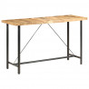 Stolik barowy, 180x70x107 cm, surowe drewno mango