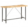 Stolik barowy, 180x70x107 cm, surowe drewno mango