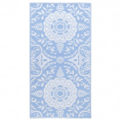 Dywan na zewnątrz, błękitny, 80x150 cm, PP