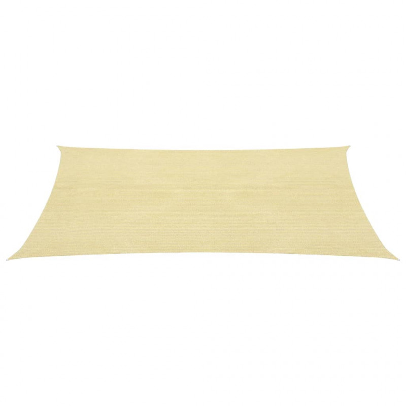 Żagiel przeciwsłoneczny, 160 g/m², beżowy, 2,5x4 m, HDPE