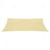 Żagiel przeciwsłoneczny, 160 g/m², beżowy, 2,5x5 m, HDPE