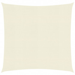 Żagiel przeciwsłoneczny, 160 g/m², kremowy, 4x4 m, HDPE
